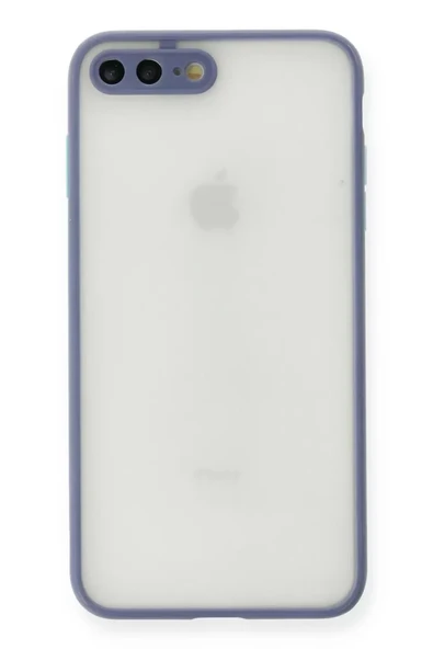 Newface Apple iPhone 7 Plus Kılıf Montreal Silikon Kapak - Gri ürün görseli 1