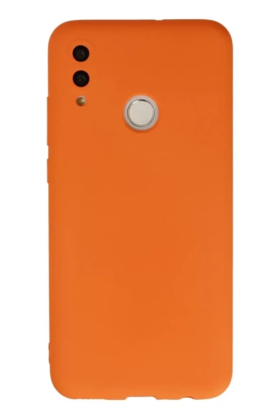 Newface Huawei P Smart 2019 Kılıf Nano içi Kadife Silikon - Turuncu ürün görseli 1