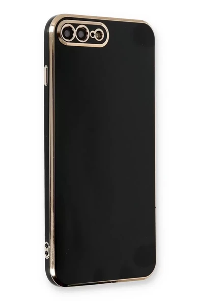 Newface Apple iPhone 7 Plus Kılıf Volet Silikon - Siyah ürün görseli 1