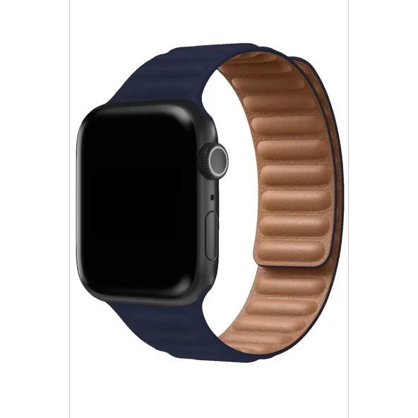 Newface Apple Watch 38mm Loop Kordon - Lacivert - Resim 2