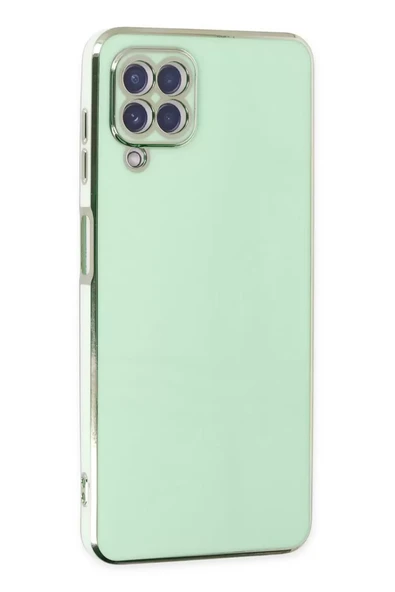 Newface Samsung Galaxy A22 Kılıf Volet Silikon - Açık Yeşil ürün görseli 1
