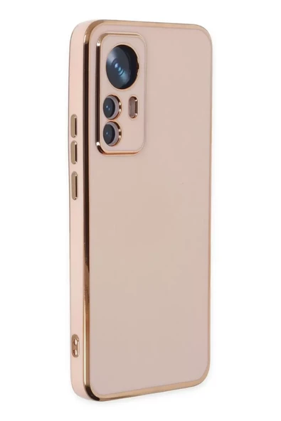 Newface Xiaomi Mi 12T Pro Kılıf Volet Silikon - Pembe ürün görseli 1