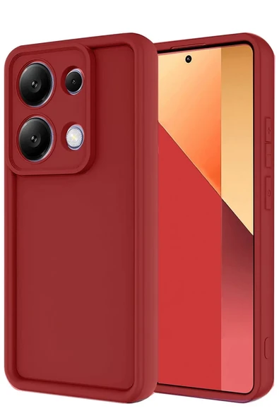 Newface Xiaomi Redmi Note 13 Pro 4G Kılıf Viera Silikon - Kırmızı ürün görseli 1