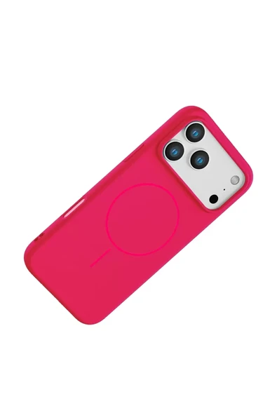 Joko Apple iPhone 17 Pro Jully Magsafe Kapak - Pembe - Resim 3