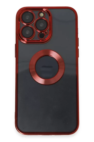 Newface Apple iPhone 14 Pro Max Kılıf Slot Silikon - Kırmızı ürün görseli 1