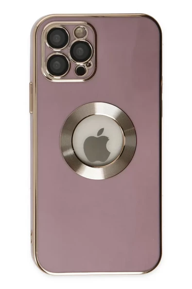 Newface Apple iPhone 12 Pro Kılıf Store Silikon - Mor - Resim 2