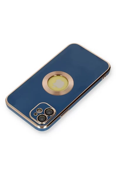 Newface Apple iPhone 12 Kılıf Store Silikon - Mavi - Resim 3