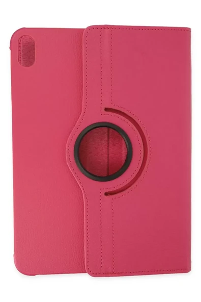 Newface Apple iPad 2022 10.9 (10.nesil) Kılıf 360 Tablet Deri Kılıf - Pembe ürün görseli 1