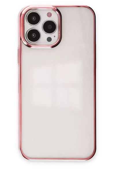 Newface Apple iPhone 13 Pro Max Kılıf Element Silikon - Pembe ürün görseli 1