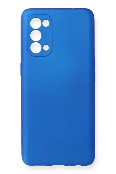 Newface Oppo Reno 5 Kılıf First Silikon - Mavi ürün görseli 1