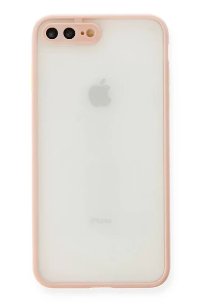 Newface Apple iPhone 7 Plus Kılıf Montreal Silikon Kapak - Pembe ürün görseli 1