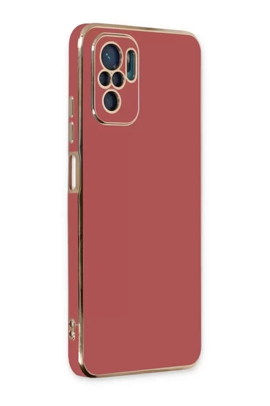 Newface Xiaomi Redmi Note 10 Kılıf Volet Silikon - Kırmızı ürün görseli 1