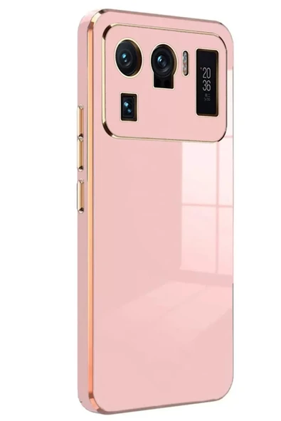Newface Xiaomi Mi 11 Ultra Kılıf Volet Silikon - Pembe ürün görseli 1
