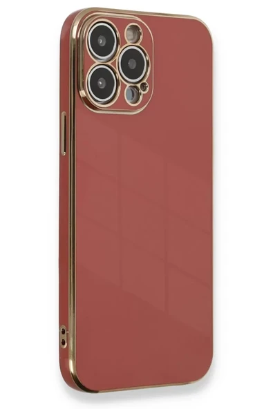 Newface Apple iPhone 13 Pro Max Kılıf Volet Silikon - Kırmızı ürün görseli 1