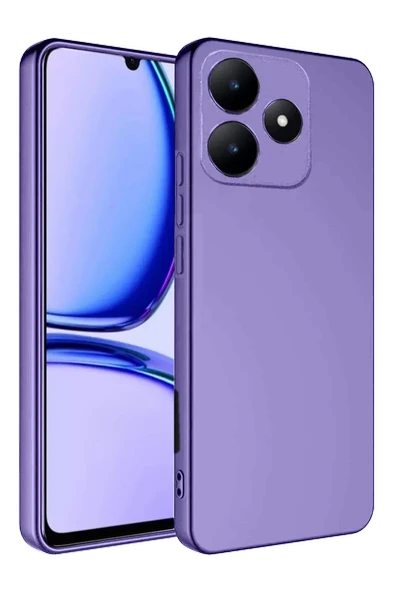 Newface Realme C61 Kılıf First Silikon - Lila ürün görseli 1