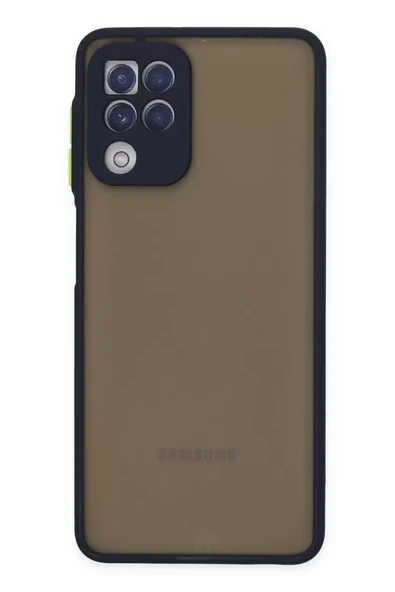 Newface Samsung Galaxy A22 Kılıf Montreal Silikon Kapak - Lacivert ürün görseli 1