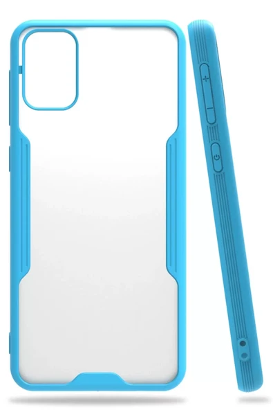Newface Samsung Galaxy M31 Kılıf Platin Silikon - Mavi ürün görseli 1