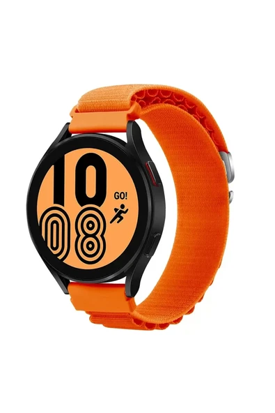 Newface Watch 22mm KR410 Kumaş Kordon - Turuncu ürün görseli 1