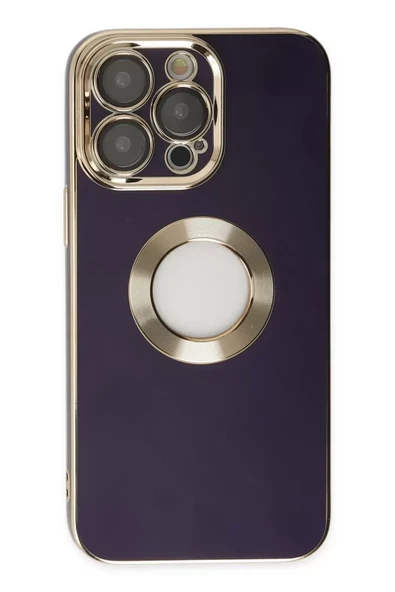 Newface Apple iPhone 13 Pro Kılıf Store Silikon - Derin Mor - Resim 2