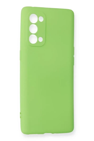 Newface Oppo Reno 5 Pro Kılıf First Silikon - Yeşil ürün görseli 1