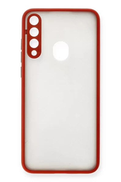 Newface Huawei Y6P Kılıf Montreal Silikon Kapak - Kırmızı ürün görseli 1