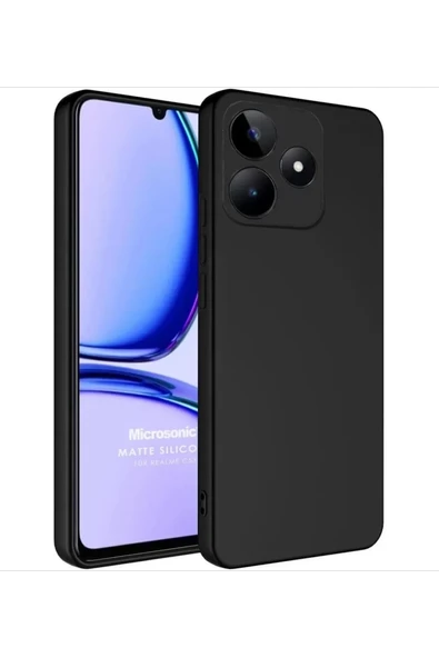 Newface Realme C61 Kılıf First Silikon - Siyah ürün görseli 1