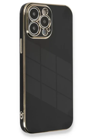 Newface Apple iPhone 13 Pro Max Kılıf Volet Silikon - Siyah ürün görseli 1