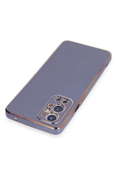 Newface One Plus 9 Pro Kılıf Volet Silikon - Mavi - Resim 3