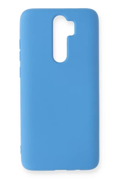 Newface Xiaomi Redmi Note 8 Pro Kılıf Nano içi Kadife Silikon - Mavi ürün görseli 1