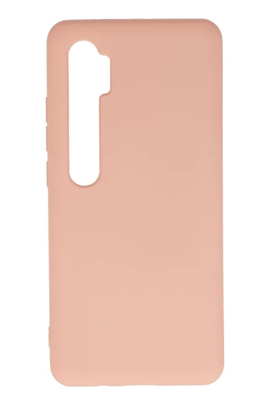 Newface Xiaomi Mi Note 10 Lite Kılıf Nano içi Kadife Silikon - Pudra ürün görseli 1