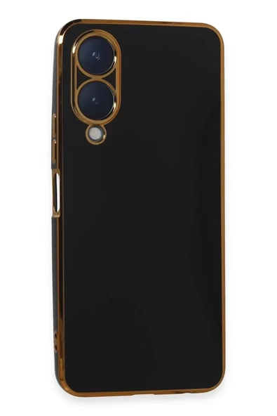 Newface Vivo Y17S Kılıf Volet Silikon - Siyah ürün görseli 1