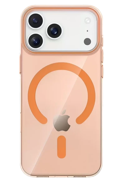 Joko Apple iPhone 17 Pro Max PC Blank Magsafe Kapak - Turuncu ürün görseli 1