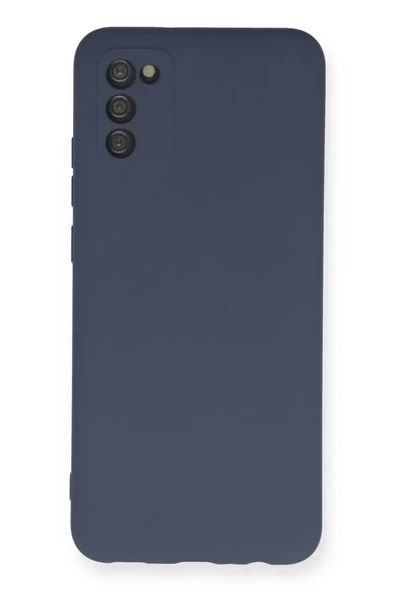 Newface Samsung Galaxy A03S Kılıf Nano içi Kadife Silikon - Gri ürün görseli 1