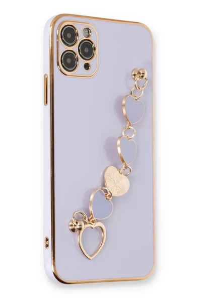 Newface Apple iPhone 11 Pro Kılıf Esila Silikon - Lila ürün görseli 1