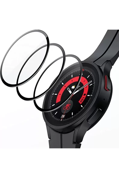 Newface Samsung Galaxy Watch 4 42mm Polymer Nano Ekran Koruyucu - Şeffaf ürün görseli 1