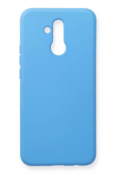 Newface Huawei Mate 20 Lite Kılıf Nano içi Kadife Silikon - Mavi ürün görseli 1