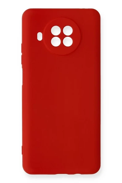 Newface Xiaomi Mi 10T Lite Kılıf Nano içi Kadife Silikon - Kırmızı ürün görseli 1