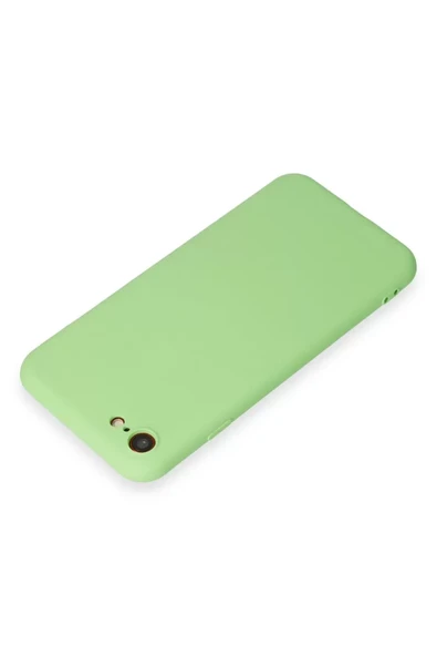 Newface Apple iPhone 7 Kılıf First Silikon - Açık Yeşil - Resim 3
