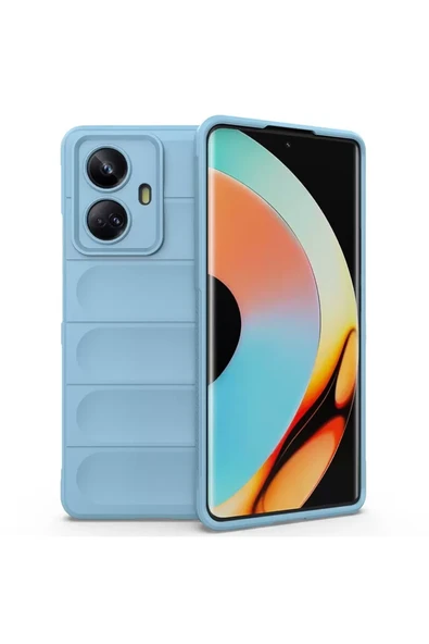 Newface Realme 10 Pro 5G Kılıf Optimum Silikon - Sky Blue ürün görseli 1