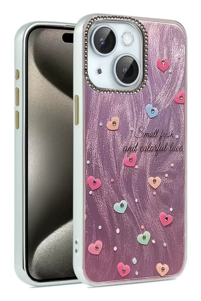 Newface Apple iPhone 14 Kılıf Blade Aynalı Desenli Kapak - Desen 8 ürün görseli 1