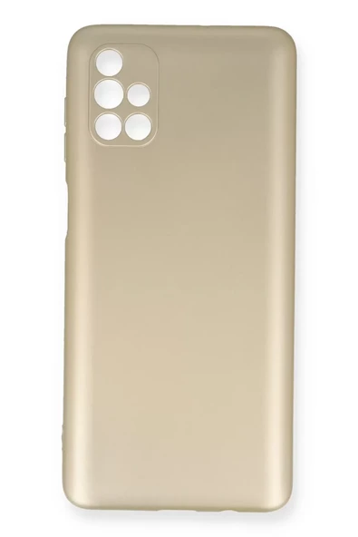 Newface Samsung Galaxy M51 Kılıf First Silikon - Gold ürün görseli 1