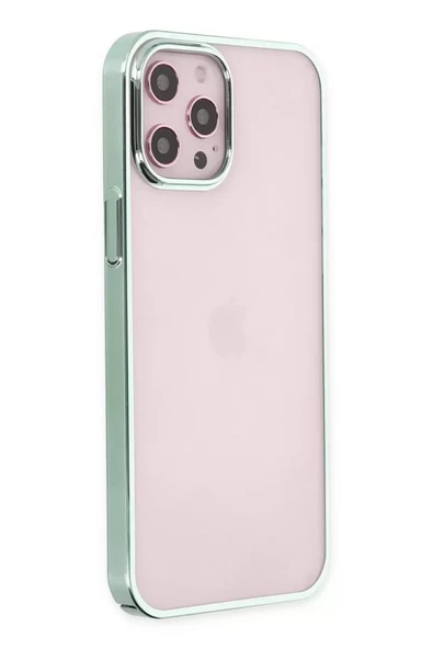 Newface Apple iPhone 12 Pro Max Kılıf Element Silikon - Yeşil - Resim 3