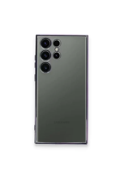 Newface Samsung Galaxy S24 Ultra Kılıf Razer Lensli Silikon - Siyah ürün görseli 1