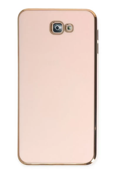 Newface Samsung Galaxy J7 Prime Kılıf Volet Silikon - Pembe ürün görseli 1