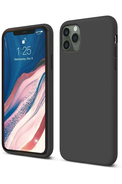 Newface Apple iPhone 11 Pro Kılıf First Silikon - Siyah ürün görseli 1