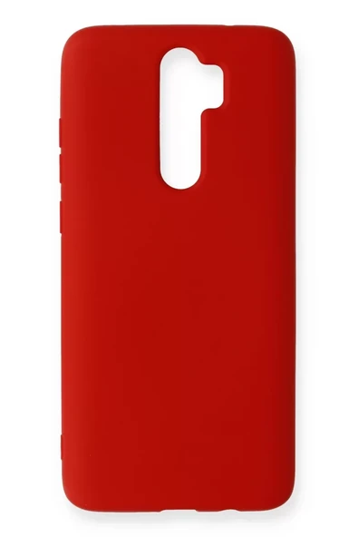 Newface Xiaomi Redmi Note 8 Pro Kılıf Nano içi Kadife Silikon - Kırmızı ürün görseli 1
