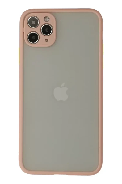 Newface Apple iPhone 12 Pro Max Kılıf Montreal Silikon Kapak - Pembe ürün görseli 1