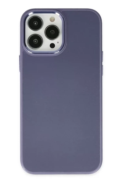 Newface Apple iPhone 13 Pro Kılıf Asya Deri Silikon - Mor ürün görseli 1