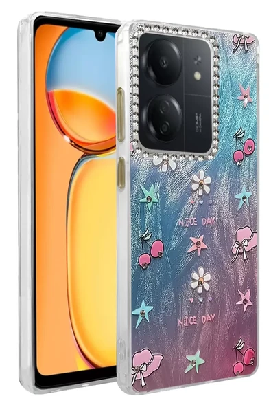 Newface Xiaomi Redmi 13C Kılıf Blade Aynalı Desenli Kapak - Desen 4 ürün görseli 1
