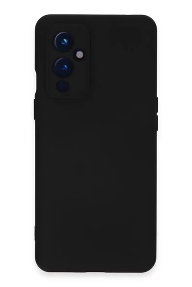 Newface One Plus 9 Kılıf Nano içi Kadife Silikon - Siyah ürün görseli 1